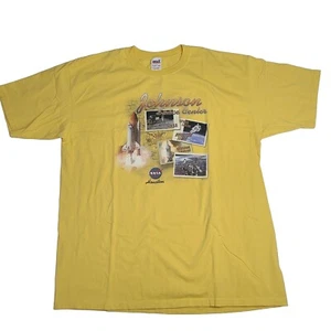 Camisa amarilla Johnson Space Center Houston Texas 2003 NASA talla XXL - Imagen 1 de 7
