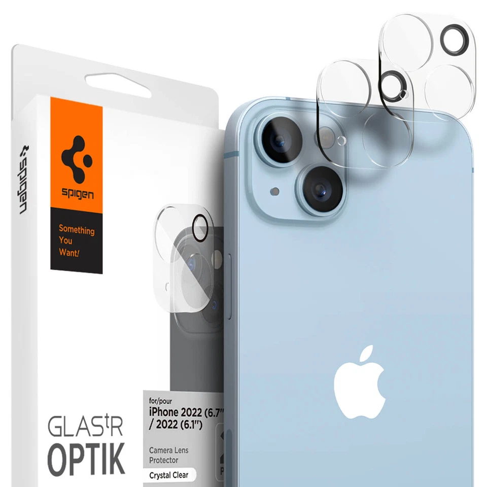 iPhone 14 Plus / iPhone 14 | Spigen [GlasTR Optik] Lens Protector - Image 1 of 1