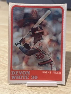 Devon White 1988 Sportflics Baseball Card #99 California Angels (B3) - Image 1 of 4