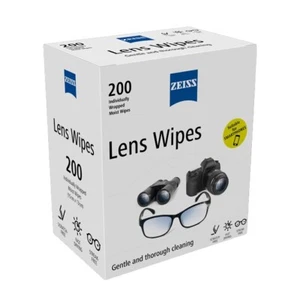 200 WIPES ZEISS LENS CLEANING OPTICAL GLASSES CAMERA IPHONE MOBILE - Foto 1 di 4