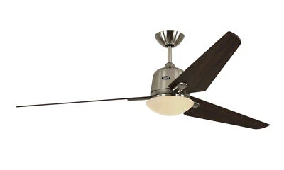 Ventilatore da Soffitto Energiespar Lampada Eco Aviatos 162 CM Cromo Opaco & - Immagine 1 di 3
