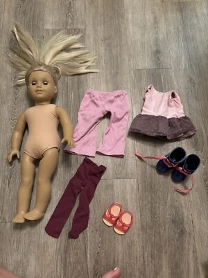 American Girl Doll Julie Doll 18” Lot Of American Girl/ OG Outfits & Shoes - Image 1 of 4
