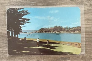 Shore Acres Golf Course Sabasco Lodge Sebasco Estates Maine 2° cartolina verde - Foto 1 di 2