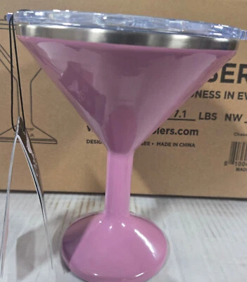 Vaso Martini de viaje Orca Chasertini Dusty Rose de acero inoxidable 13 OZ Foto 1 de 4