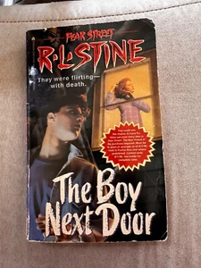 The Boy Next Door R.L. Stine Paperback Vtg 1st Edition Fear Street Pocket Books - Picture 1 of 19