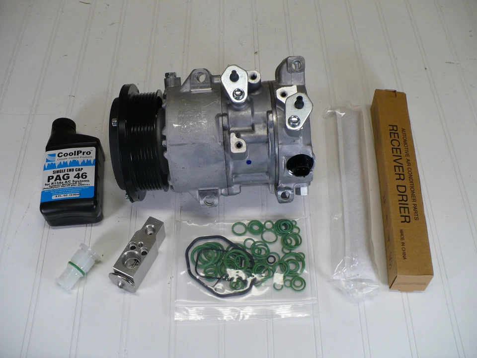 New A/C AC Compressor Kit For 2006-2008 Toyota RAV4 (2.4L only) - Изображение 1 из 4