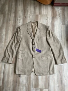 Ralph Lauren Purple Label Sport Jacket 44r Made In Italy Cashmere Silk Linen - Picture 1 of 9
