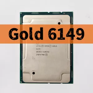 Intel Xeon Gold 6149 SR3G2 3.10GHz 16 Cores 205W C621 LGA-3647 CPU Processors - Picture 1 of 3