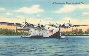 Postal transatlántica de aviones panamericanos Miami Florida de 1940 25-5869 - Imagen 1 de 2