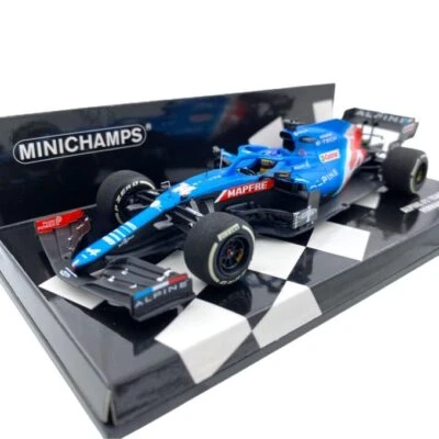 Modellino F1 Minichamps 1/43 Alpine F1 Team A521 Quatar GP 2021 #14 F. Alonso - Immagine 1 di 4