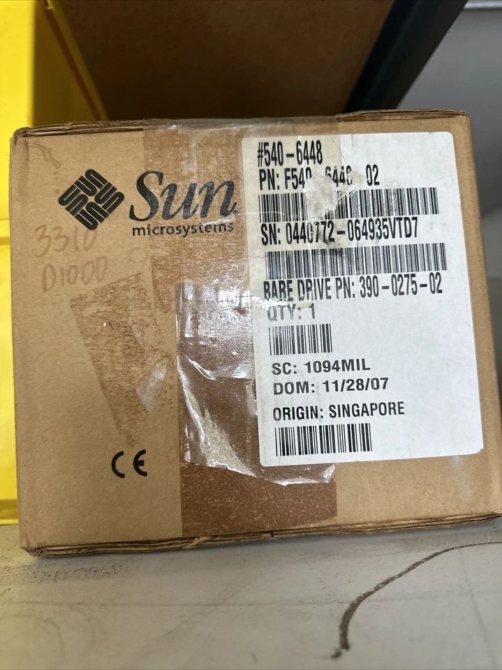 540-6448 XTA-SC1NC-73G10K 73.4GB 10000 RPM SCSI Disk 3.5" Sun / Oracle - Image 1 of 1