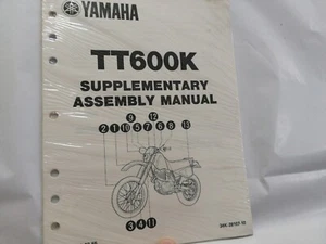   NUEVO YAMAHA MANUAL DE MONTAJE SUPLEMENTARIO 1983 TT600K LIT-11666-03-55 BAR3  - Imagen 1 de 3
