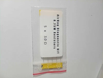 5x Airbag THT Resistors pack for Track Car with Aftermarket Seats 1/4W