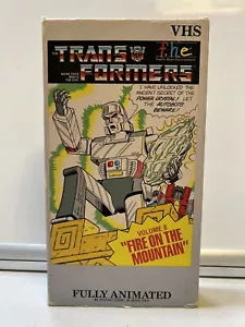 @ Transformers VHS Tape Volume 8 "Fire On The Mountain" FHE 1984 - Picture 1 of 6