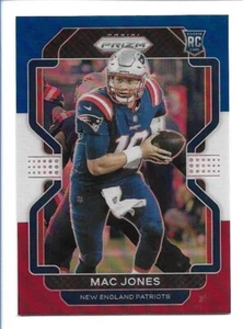 Mac Jones 2021 Panini Prizm Red White & Blue Prizm Rookie #336 RC - Foto 1 di 2