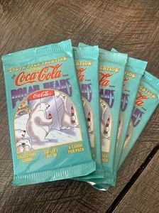 Lot of Packs Coca Cola Polar Bears South Pole Vacation Trading Cards VTG 1996 - Picture 1 of 1