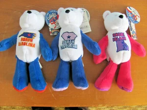 NWT LIMITED TREASURES 50 STATES OF AMER. COIN BEARS-N CAROLINA S CARO RHODE ISLA - Picture 1 of 3