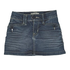 Country Road Girl's Denim Skirt – Size 5 (4–6 Years) Mid Blue Wash Whisker Blue - Picture 1 of 11