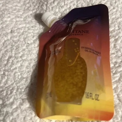 L'Occitane Immortelle Overnight Reset Aceite en Suero Recarga 1.6 OZ Nuevo Paquete Sellado Foto 1 de 2