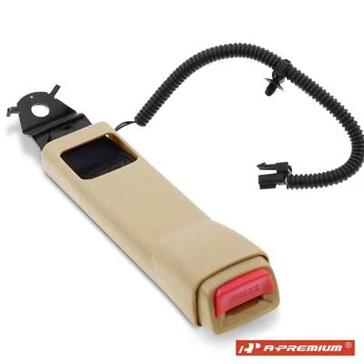 Front Left Seat Belt Buckle for Chevrolet Avalanche Silverado GMC Cadillac Tan - Image 1 of 4