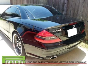 2003-2009 R230 SL55 AMG difusor de parachoques trasero fibra de carbono con alerón labial maletero - Imagen 1 de 4