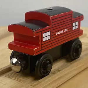 Thomas the Tank Engine Wooden Train 2003 Learning Curve Sodor Line Caboose - Picture 1 of 7