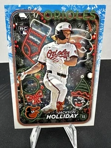 💥2024 Topps Holiday #H50 Jackson Holliday Baltimore Orioles Rookie RC - Picture 1 of 2
