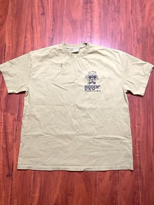 Camiseta Oculta Nueva York Nueva York Talla XXL Verde Ejército Gráfico Castor - Defectos - Imagen 1 de 10