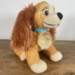 Disney Store Peluche Lady E Il Vagabondo Grande Ufficiale Timbrato Morbido Giocattolo 11" Cane - Foto 1 di 16