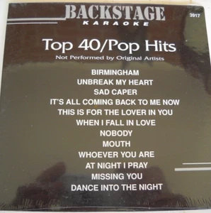 **KARAOKE CD+G DISC BACKSTAGE BS3917 TOP 40 POP FREE UNTRACKED POST AUSTRALIA** - Picture 1 of 2