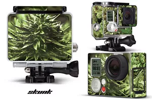 Pegatinas de recubrimiento para cámara GoPro Hero 3+ y calcomanía de estuche HERO3+ Go Pro SKUNK WEED - Imagen 1 de 1