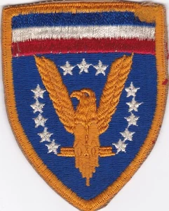 WW2 HQ, European Theatre of Operations,Third Pattern, Uniform Patch - Picture 1 of 2