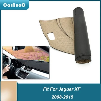 Leather Non-Slip Dashmat Car Dashboard Cover Dash Mat For Jaguar XF 2008-2015 - Image 1 of 4