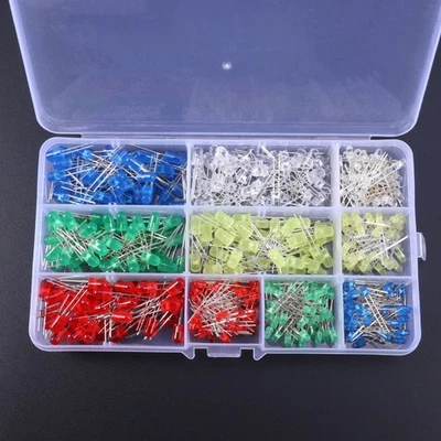  500 pezzi / set LED diodi luci assortiti kit kit lampadine lampade componenti - Imagen 1 de 4