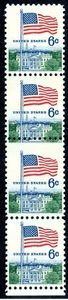 EFO 1338 SCARCE MISPLACED HORIZONTAL PERF ROW: TWO NORMAL ONE MINI, ONE JUMBO! - Picture 1 of 2