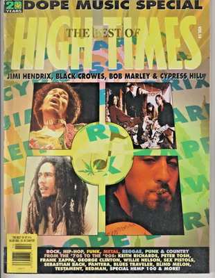 High Times Magazine Music Special 1994 Cypress Hill Keith Richards Frank Zappa - Image 1 of 2