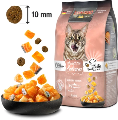 LEONARDO Adult GF Salmon 1,8kg Katzenfutter getreidefrei mit Lachs Premium - Bild 1 von 4