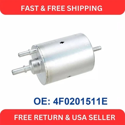 Fuel filter 4F0201511E Fits For Audi A4 A6 A8 R8 RS4 S6 USA - Изображение 1 из 4