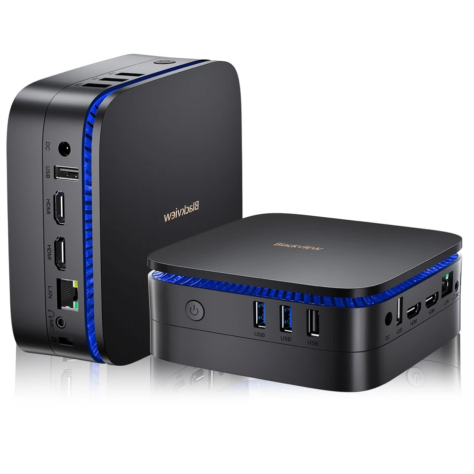 Blackview MP60 Mini PC 16GB 512GB SSD Intel N150 Windows 11 Pro Bis zu 3 6GHz EU