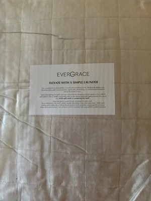 Juego de edredón de terciopelo EVERGRACE funda de almohada tamaño king 2 - beige (sellado) Foto 1 de 3