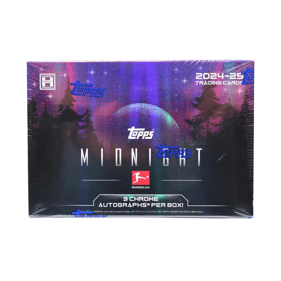 2024-25 Topps Midnight Bundesliga Hobby Box Soccer