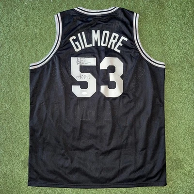 Camiseta deportiva personalizada firmada por Artis Gilmore de los San Antonio Spurs (certificado de autenticidad JSA) Foto 1 de 4