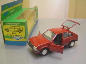Gama Modell 890 Opel Kadett dunkelrot Made in Germany Maßstab 1:43 MIB - Bild 1 von 10
