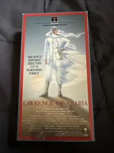 Lawrence of Arabia VHS 1962, 1989 2 Tape Set - Picture 1 of 2