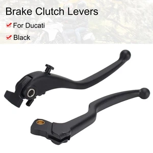 Hand Brake Clutch Levers For Ducati Supersport 939/S 2017-2020 Aluminum Black - Picture 1 of 15