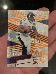 2025 Panini Revolution Football Jamal Lewis SP! Orange Levels /299 Ravens - Picture 1 of 2