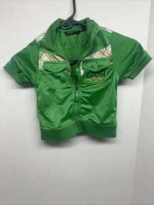 Vintage Coogi Jacke Jungen 2t Full Zip Hip Hop Kurzarm Outdoor Y2K - Bild 1 von 4