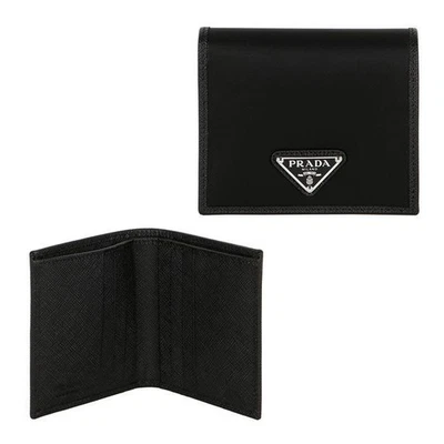 Prada Re-Nylon Triangle Logo Bi-Fold Wallet 2MO004 2DMH F0002 106786652 - Image 1 of 4
