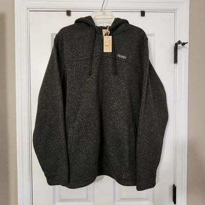 Red Head Jacket Men’s XL Full Zip Hoodie Heather Gray Polyester Coat New w/ Tags - Image 1 of 4