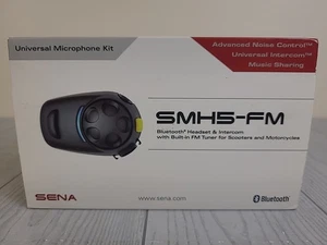 SMH5-FM Bluetooth Headset And Intercom With Built-In Fm Tuner For Motorcycles - Picture 1 of 18